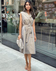 A-line Transitional Sleeveless Coat