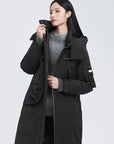 Hooded Pocket Detailed Down Coat