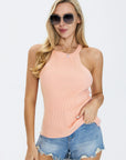 Sleeveless Knitted Tank Tops