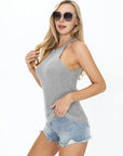 Sleeveless Knitted Tank Tops