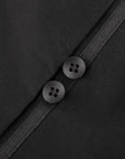Retro High Collar Puff Sleeve Shirt