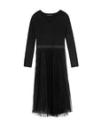 V-Neck Sequins Long-Sleeved Dress