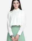 Collared Chiffon Shirt