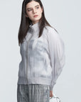 Simple Stand Collar Loose Light Short Jacket