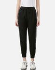 Casual Drawstring Elastic Contrast Color Letter Sports Trousers
