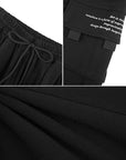 Drawstring Printed Pockets Cargo Pants