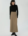 Elastic Splice Pocket Wide Leg Pants
