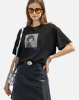 Round Neck Letter Printed Short Sleeve T-shirt