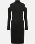 Cold Shoulder Cutouts Sweater Dress
