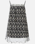 Lace Print Pullover Tank Top