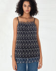 Lace Print Pullover Tank Top