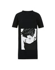 Portrait Printed Loose T-shirt Dress