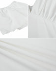 Off Shoulder Backless A-Line Dress
