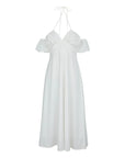 Off Shoulder Backless A-Line Dress