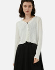 V-neck Cardigan Sweater