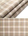 High-quality color block plaid scarf