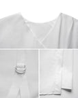 V-Neck Asymmetric Sleeveless Blouse