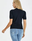 Shoulder Detailed Knitted T-shirt