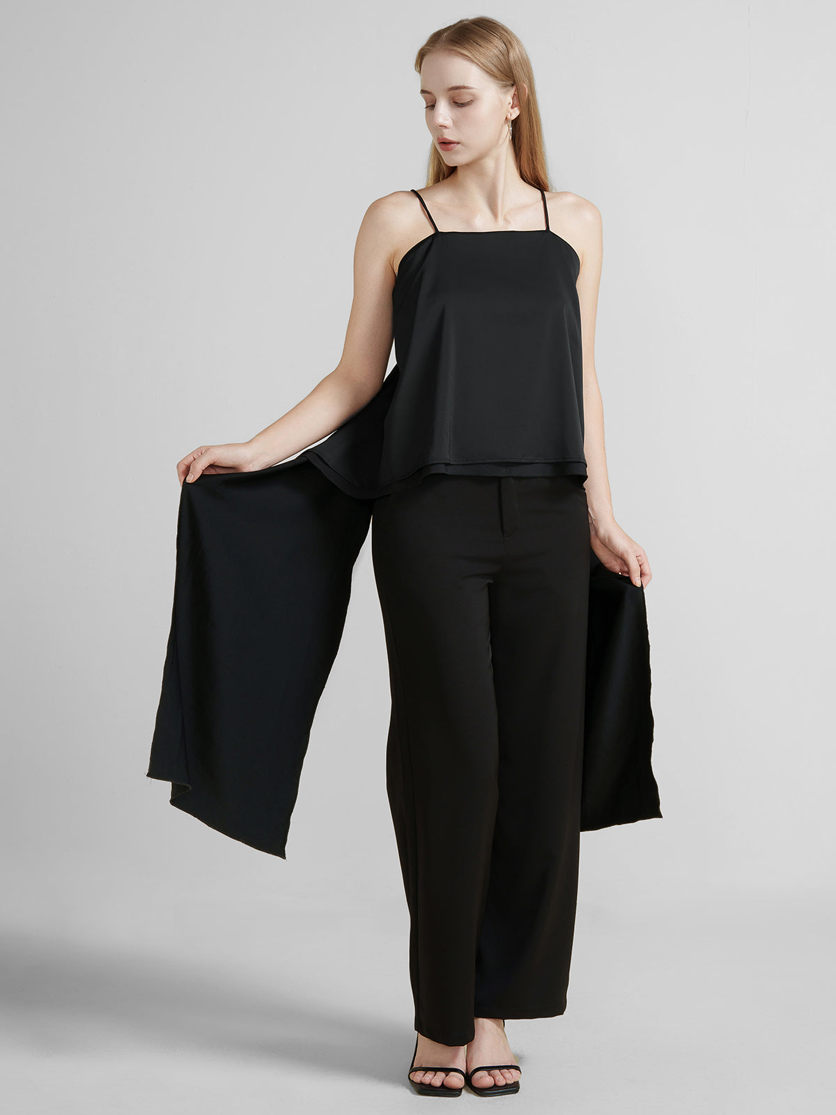 Open-Back Tank Top