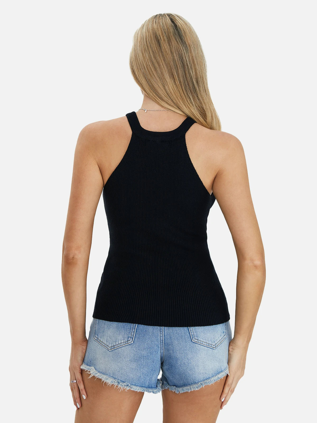 Sleeveless Knitted Tank Tops