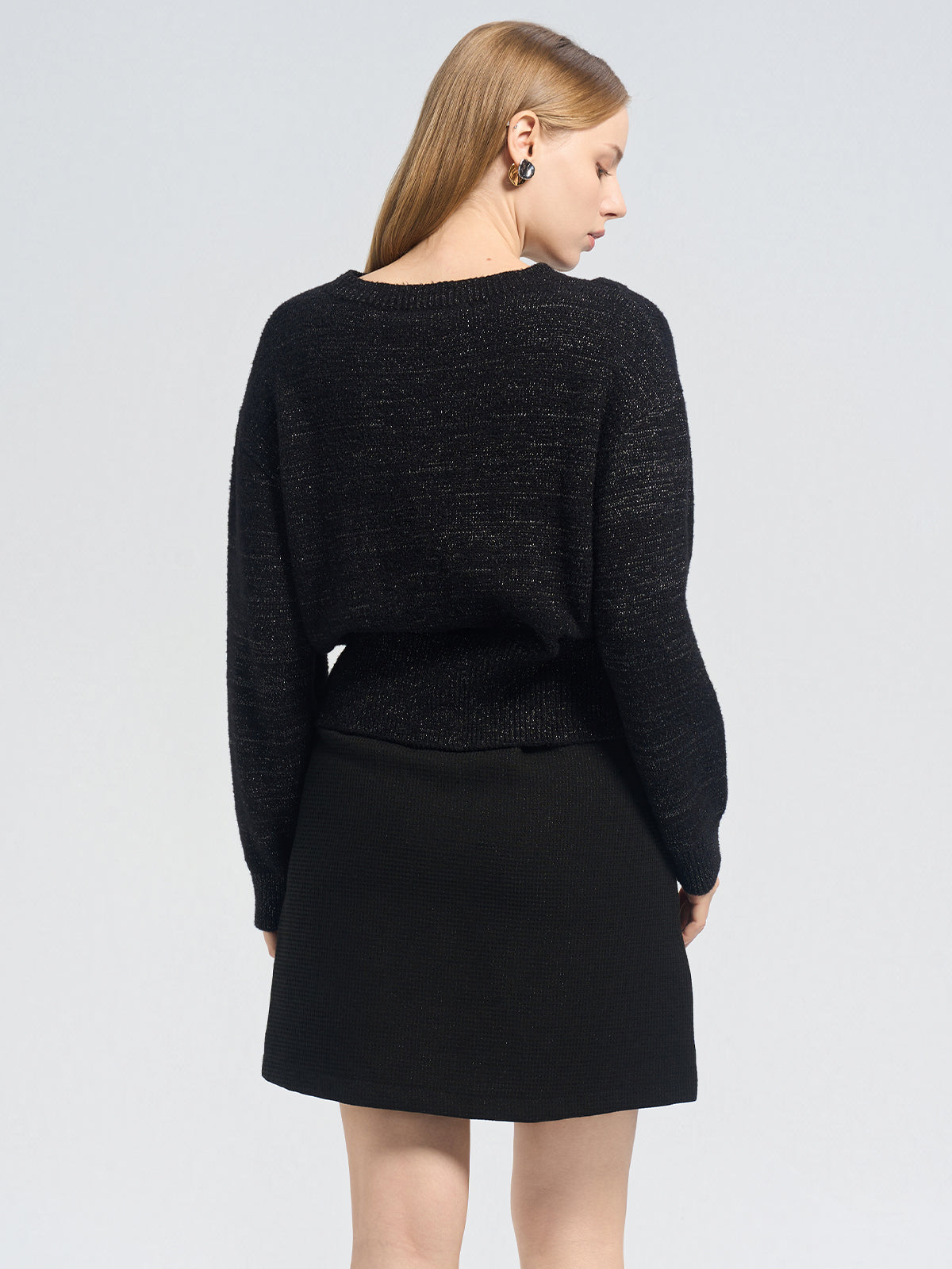 Crewneck Cutout Sweater