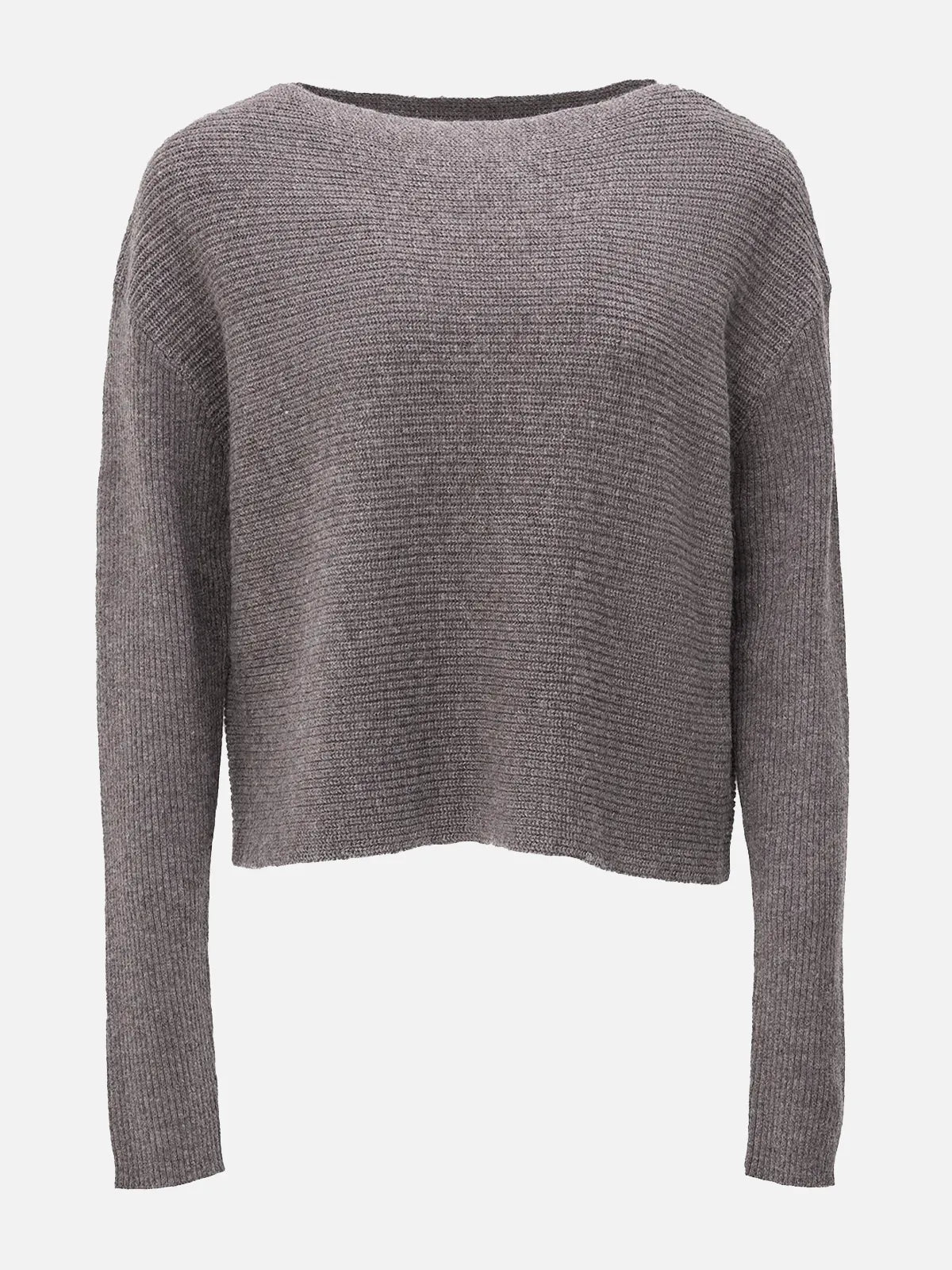 Solid Color Pullover Wool Sweater