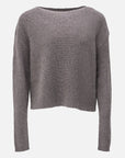 Solid Color Pullover Wool Sweater