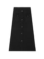 S·DEER striped button-front pockets skirt, casual and cozy