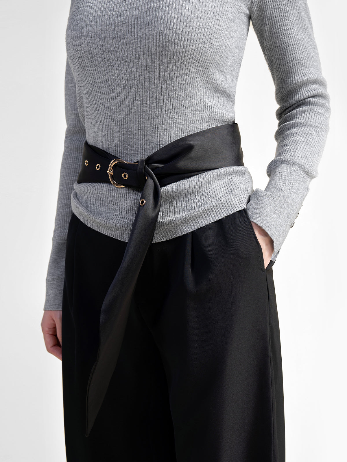 Flowy Wrap Wide Belt