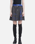 A-Line Denim Short Skirt