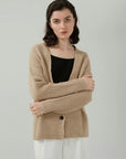 Casual V-Neck Cardigan Sweater