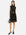 Lace Stand Collar Swirled Mesh Sleeveless Dress