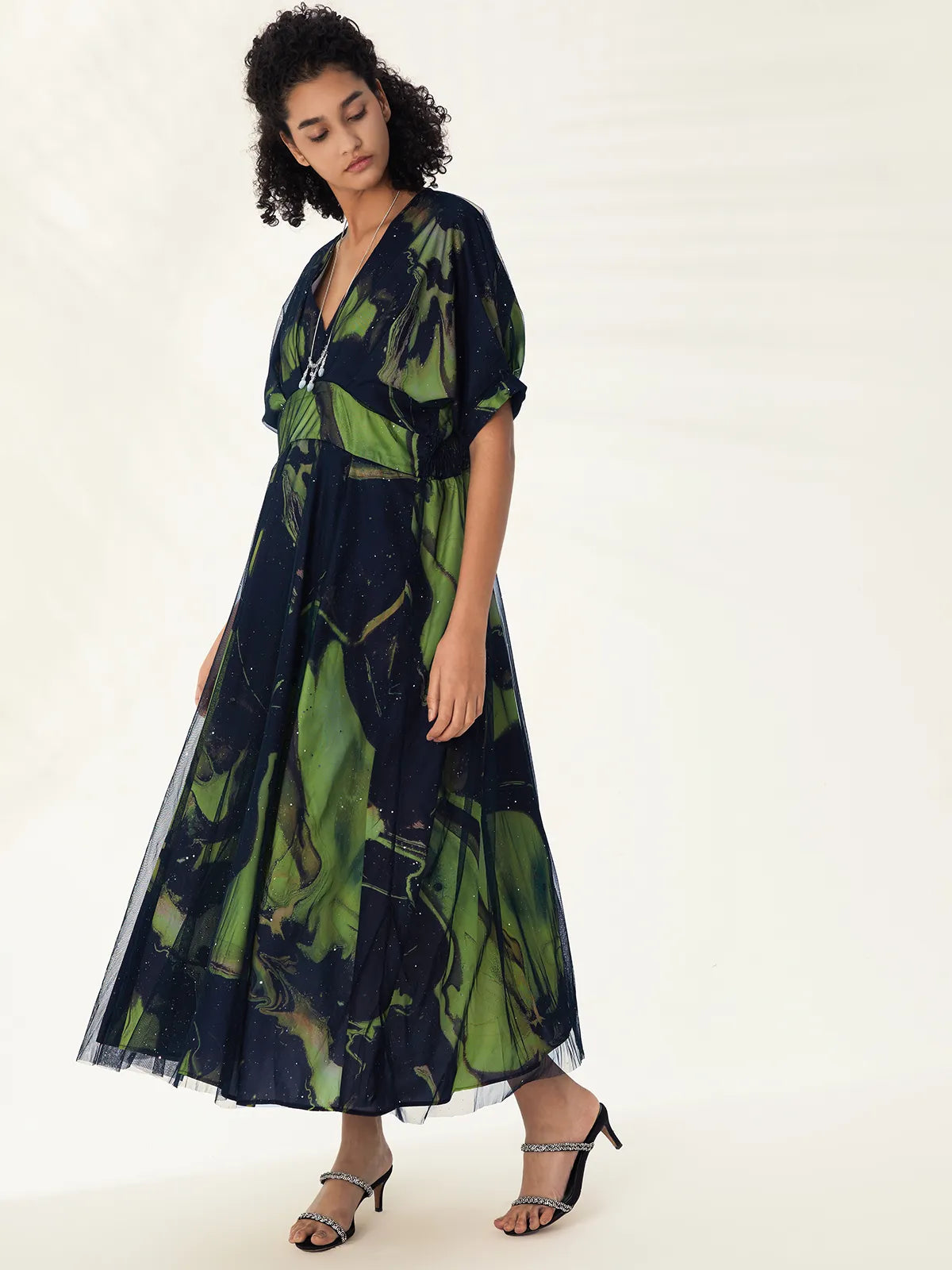 Flowy Loose Long Formal Midi Dress