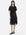 Round Neck Tulle Mesh Patchwork Dress