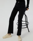 trendy vintage-inspired denim pants