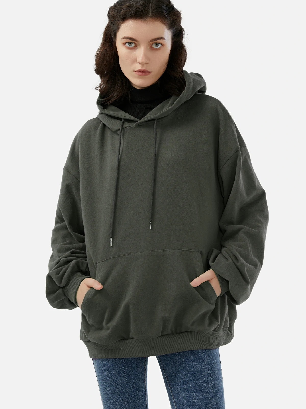 Drawstring Loose Hoodie