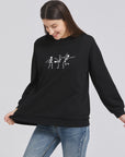 Mysterious Halloween sweatshirt with skull pattern: A fashionable way to celebrate.