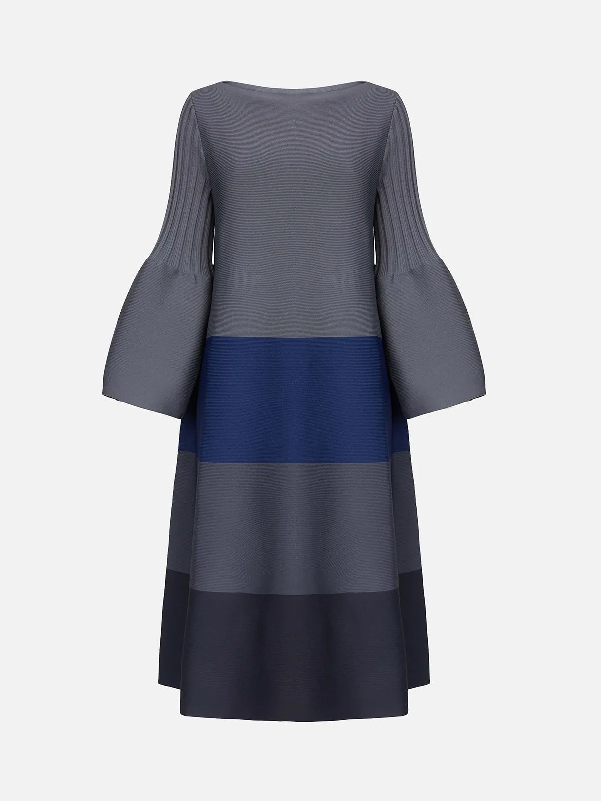 Trumpet Sleeve Loose Sweater Dress