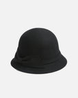 Woolen Bow Bucket Hat for Women: A stylish and warm choice for ladies.
