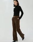 The timeless elegance of brown corduroy pants for daily wear