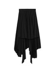 Irregular layered Pleats Skirt
