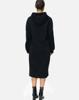 Contemporary Fashion: Embrace contemporary fashion with the modern design of this sweatshirt dress.