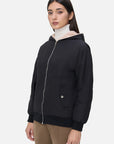 Symmetrical Pocket Design: The symmetrical pocket design adds both functionality and style to this winter jacket.