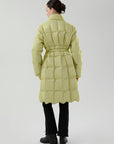 Women's outerwear with a belted design for a personalized fit