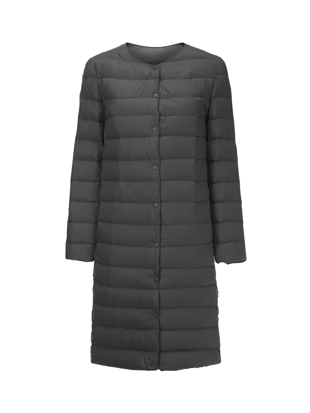 Lightweight Long Goose Down Coat