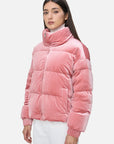 Elevate Your Style with an Elegant Stand Collar Puffer Jacket