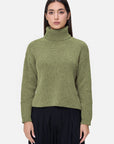 Irregular Long Sleeve Knit Sweater