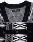 Vintage Argyle V-Neck Sweater Vest