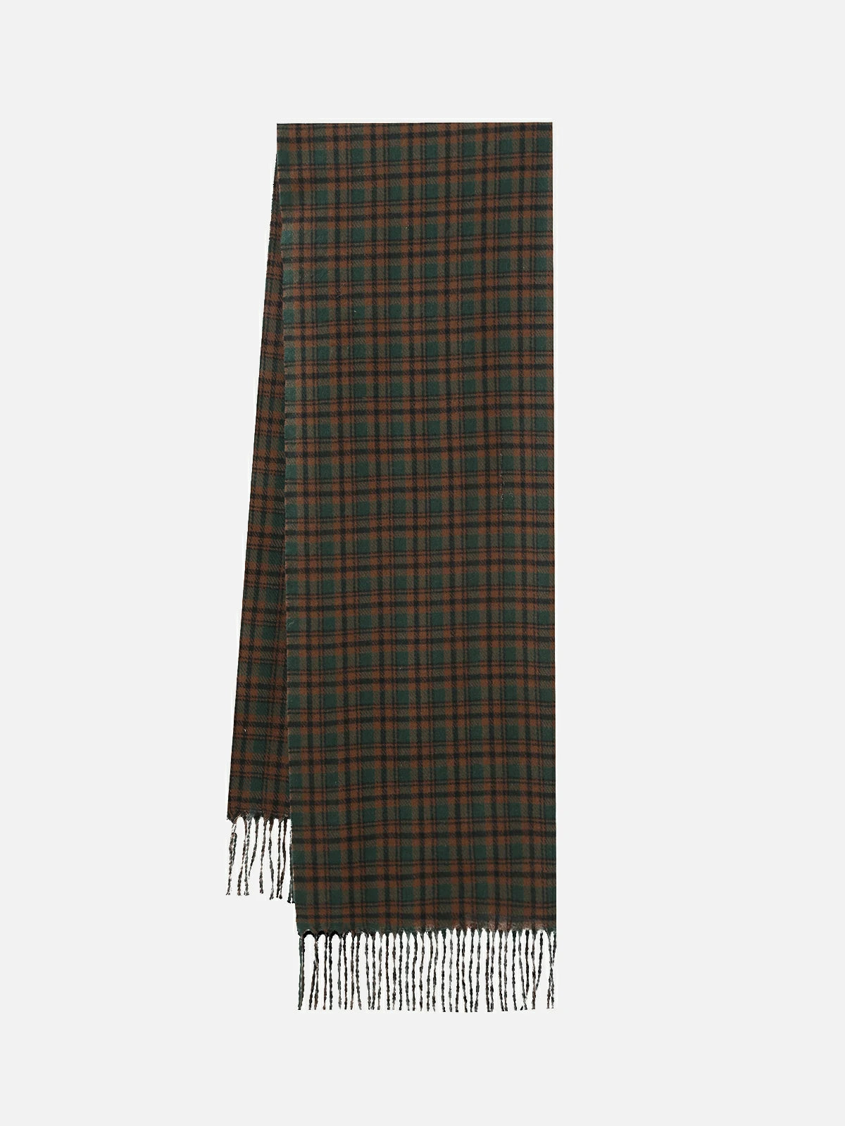Color block plaid scarf that brings both fashion and warmth to you