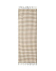 The classic charm of a plaid scarf, suitable for various occasions